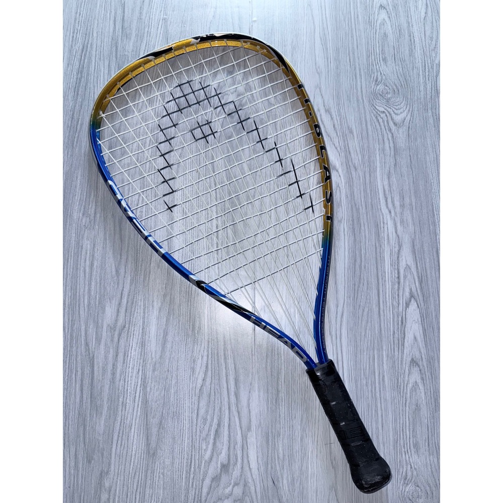 Head Ti Blast Racquetball Racket‎ Titanium Technology Blue Gold 3 5/8 Grip